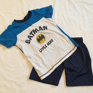 2 Piece Batman Little Heros Outfit Size 4T
